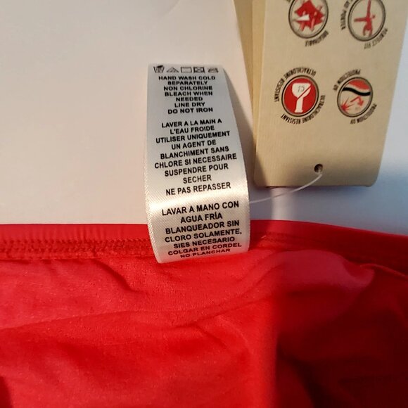 Tommy Bahama Red Bikini Bottom High-Quality Italian Fabric Jersey Swimwear  XL - Picture 7 of 8